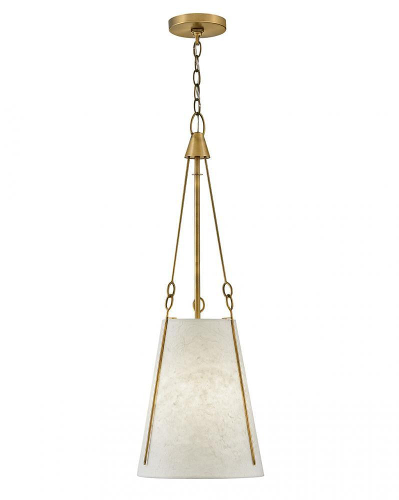 Hinkley Slim Small Pendant Lacquered Dark Brass