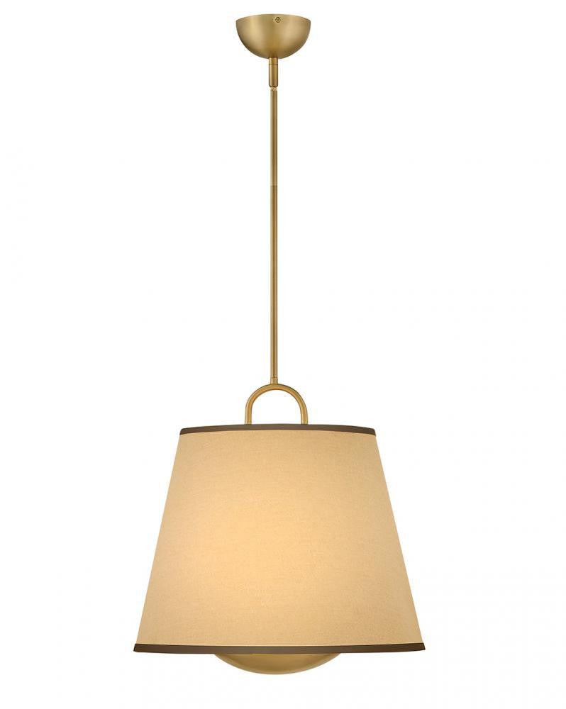 Hinkley Sonia Large Drum Pendant Lacquered Brass