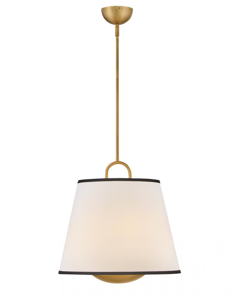 Hinkley Sonia Large Drum Pendant Lacquered Brass