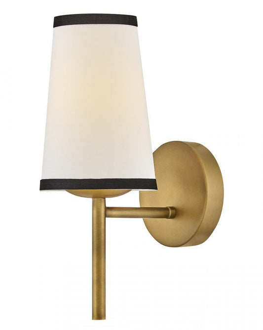 Hinkley Sonia Medium Single Light Sconce Lacquered Brass