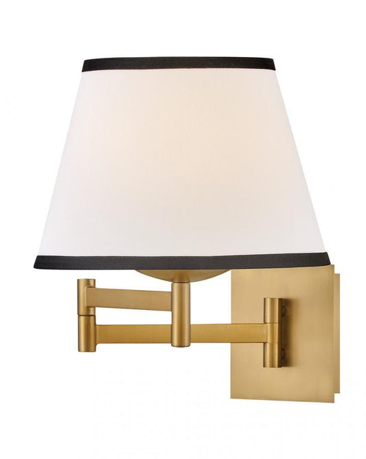 Hinkley Sonia Medium Task Light Sconce Lacquered Brass