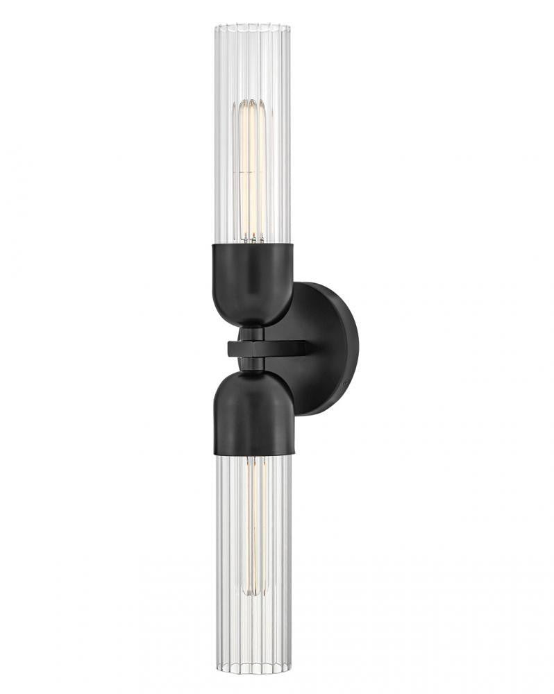 Hinkley Soren Large Sconce Black