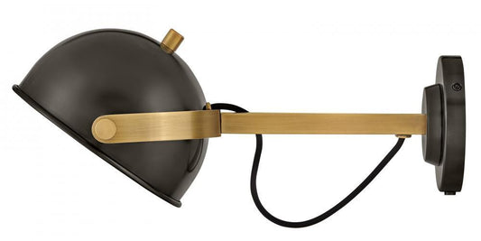 Hinkley Spence Medium Adjustable Single Light Sconce Black Oxide
