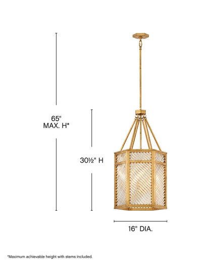 Hinkley Sura Large Drum Pendant
