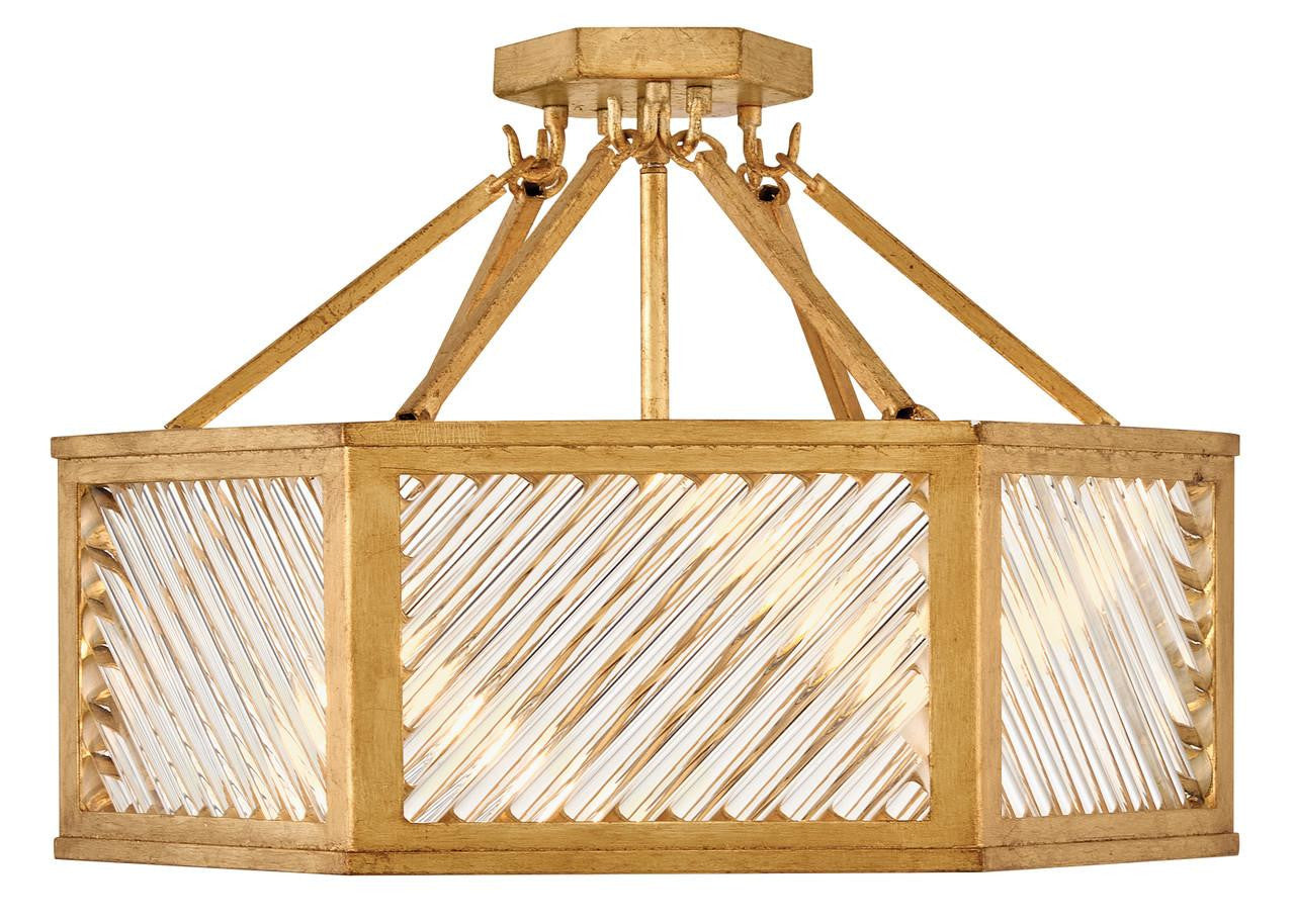Hinkley Sura Medium Semi-Flush Mount