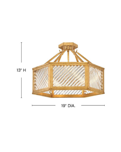 Hinkley Sura Medium Semi-Flush Mount