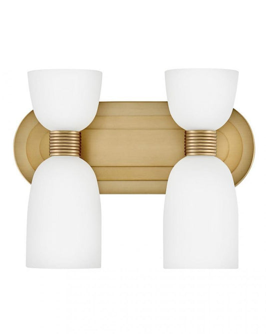 Hinkley Tallulah Small Two Light Vanity Lacquered Brass