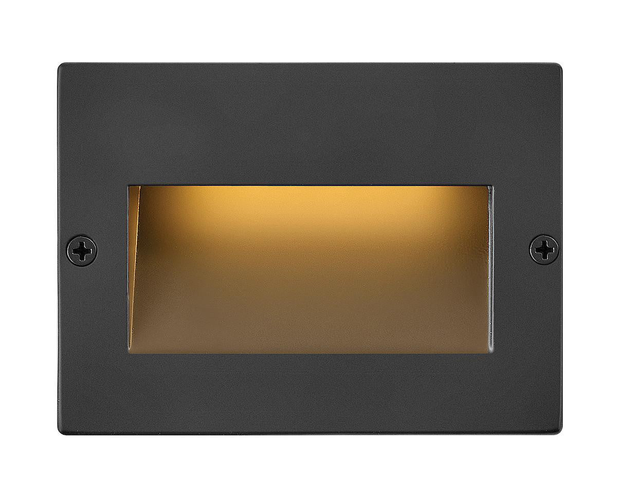 Hinkley Taper 12V Horizontal Step Light Matte Black Stainless