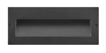 Hinkley Taper 12V Wide Horizontal Step Light Matte Black Stainless