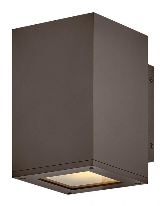 Hinkley Tetra Small Downlight Wall Sconce Architectural Bronze