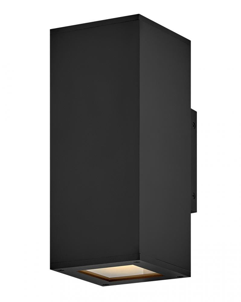 Hinkley Tetra Small Wall Sconce Up/Down Light Black