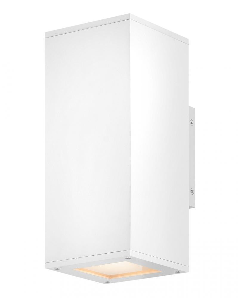 Hinkley Tetra Small Wall Sconce Up/Down Light Textured White