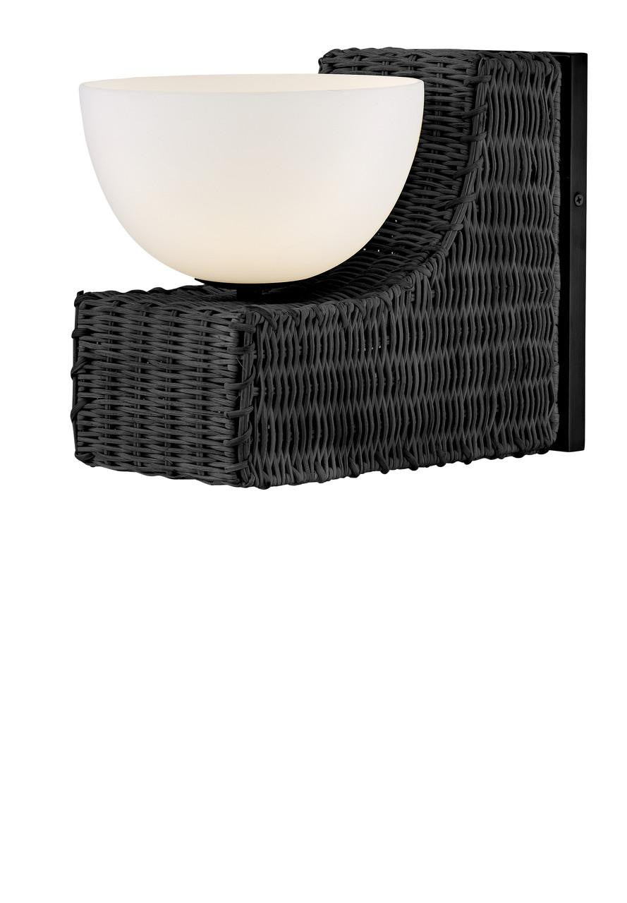 Hinkley Thalia Medium Single Light Sconce Black