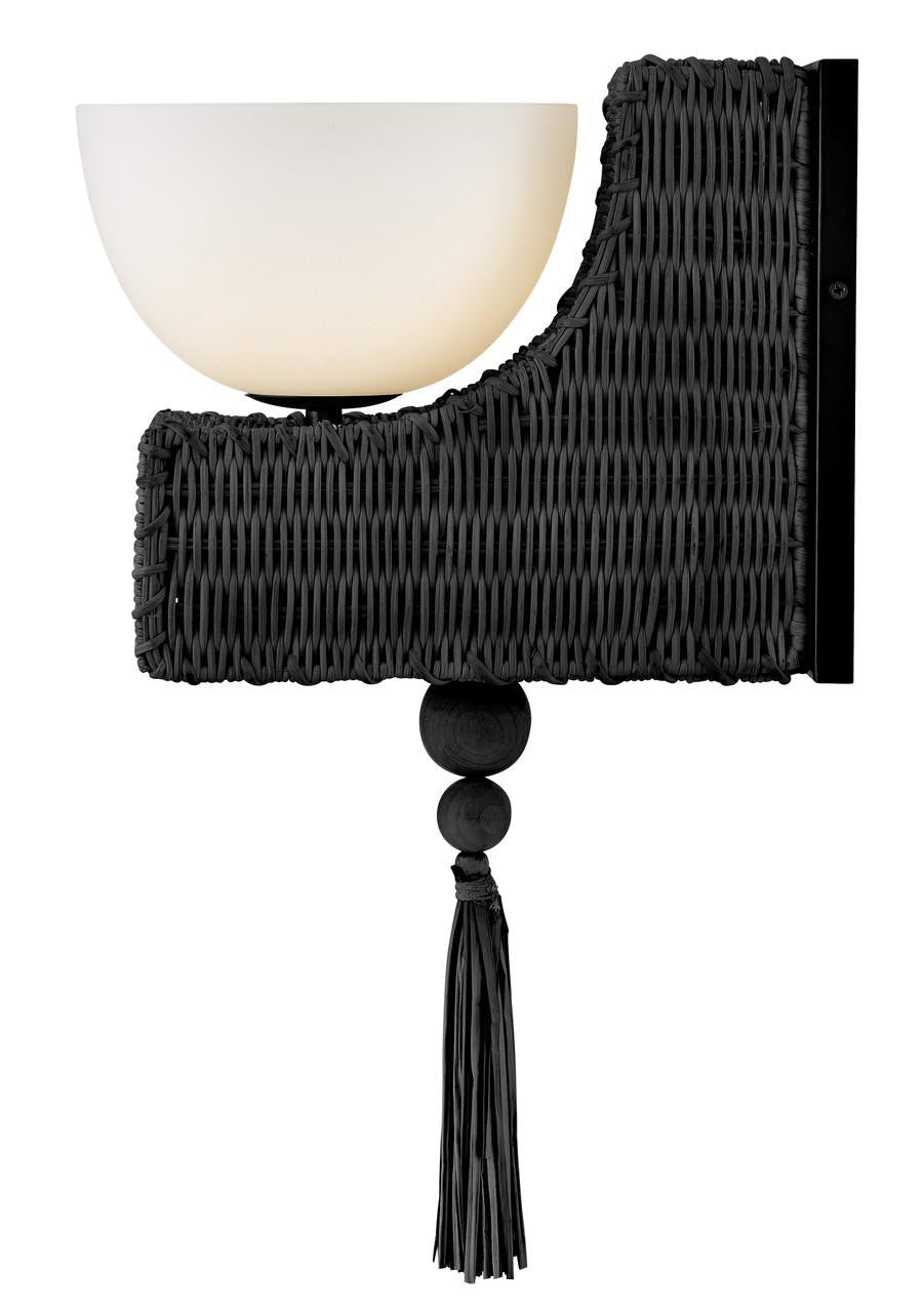 Hinkley Thalia Medium Single Light Sconce Black