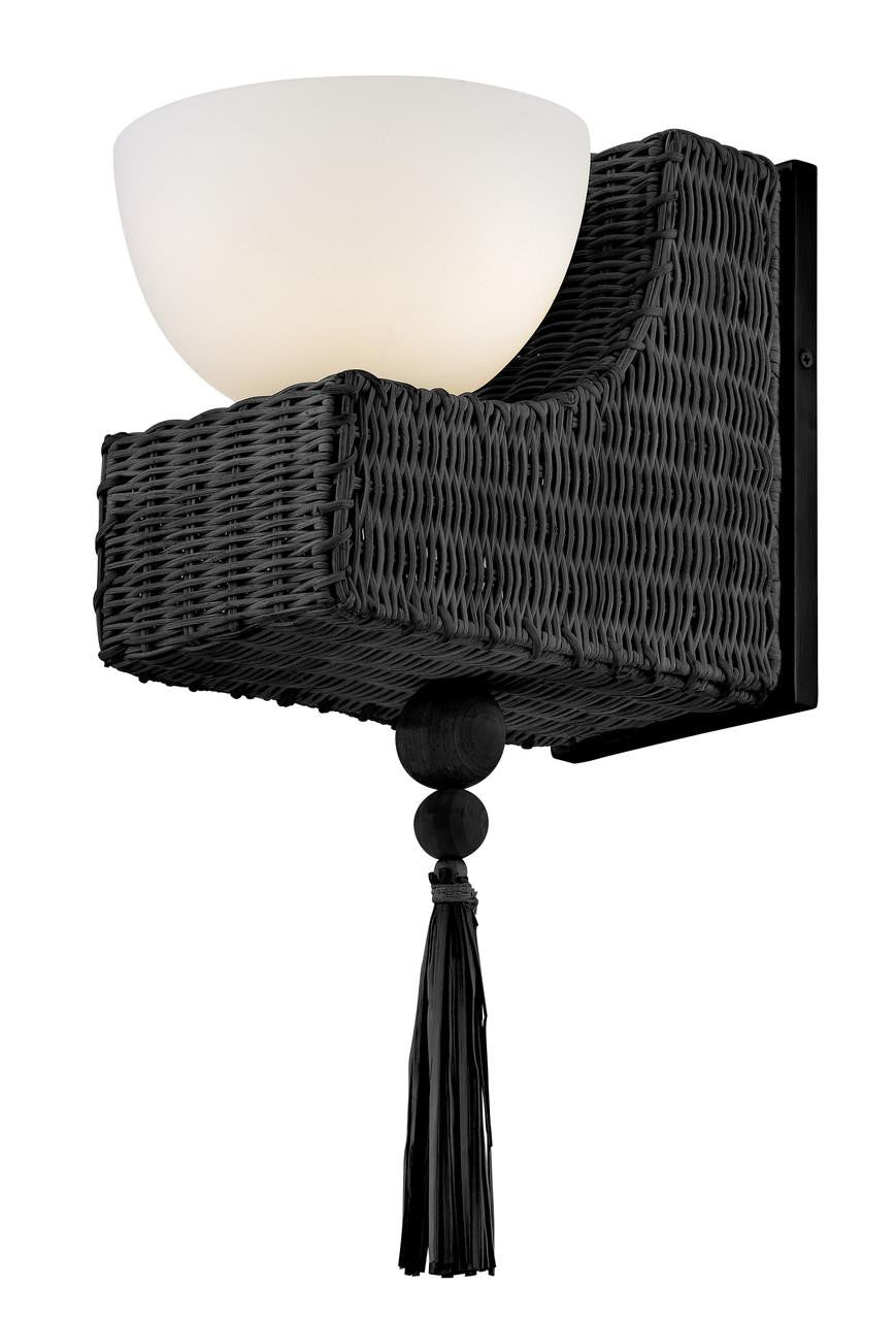 Hinkley Thalia Medium Single Light Sconce Black