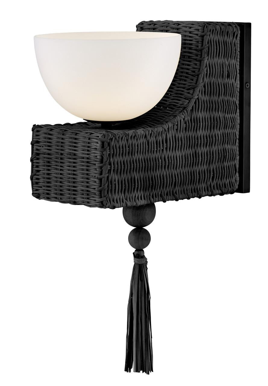 Hinkley Thalia Medium Single Light Sconce Black