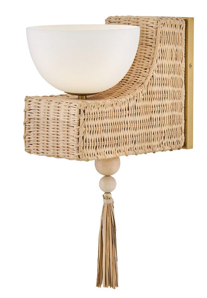 Hinkley Thalia Medium Single Light Sconce Lacquered Brass