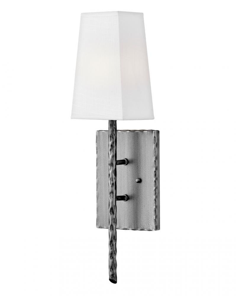 Hinkley Tress Bathroom Wall Sconce Steel