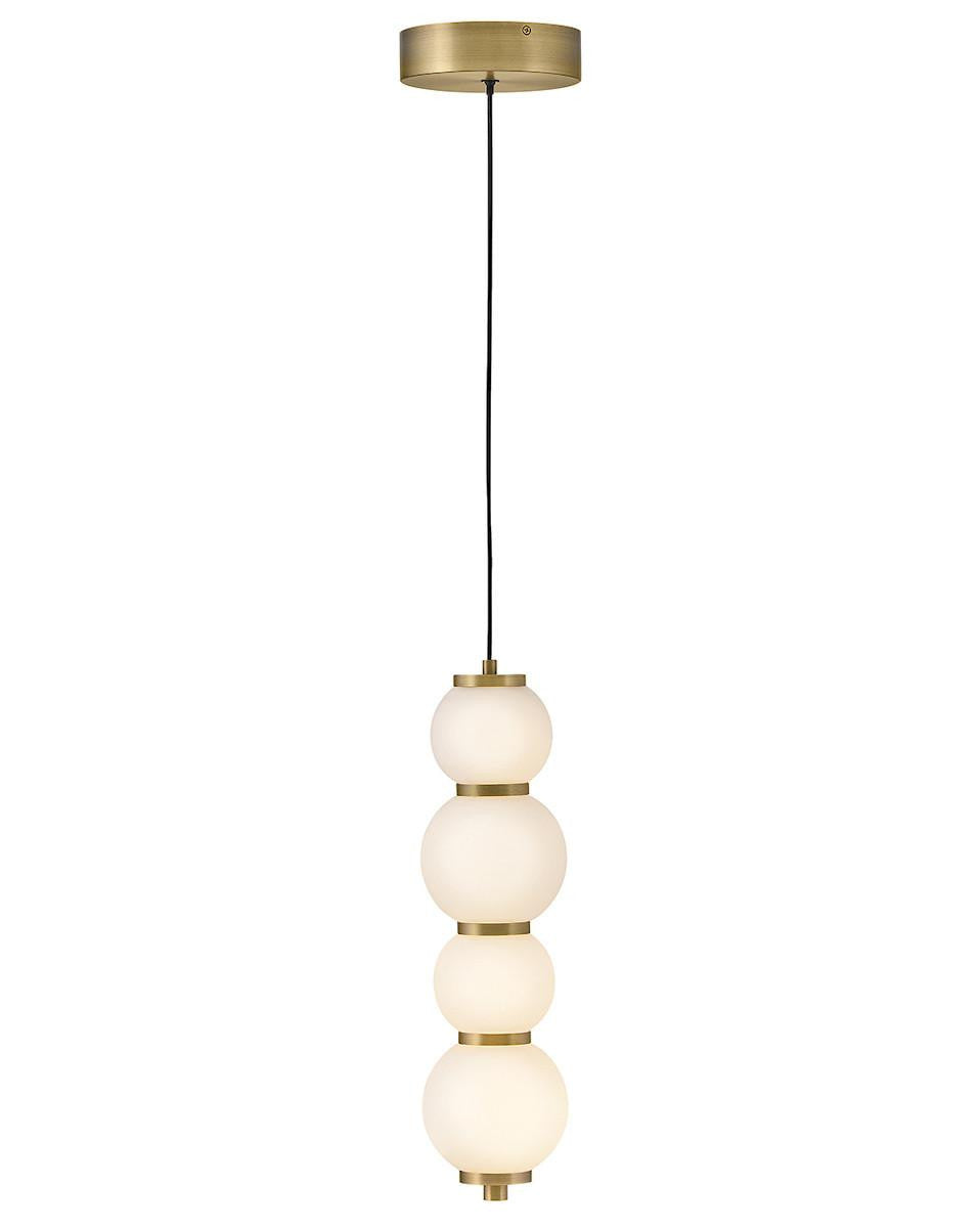Hinkley Trigo Extra Small Globe Pendant Lacquered Brass