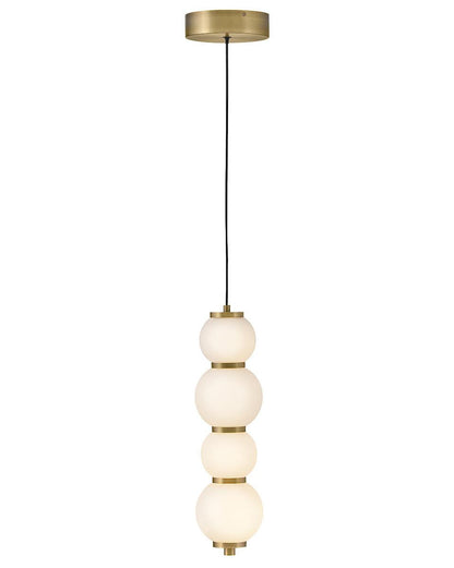 Hinkley Trigo Extra Small Globe Pendant Lacquered Brass