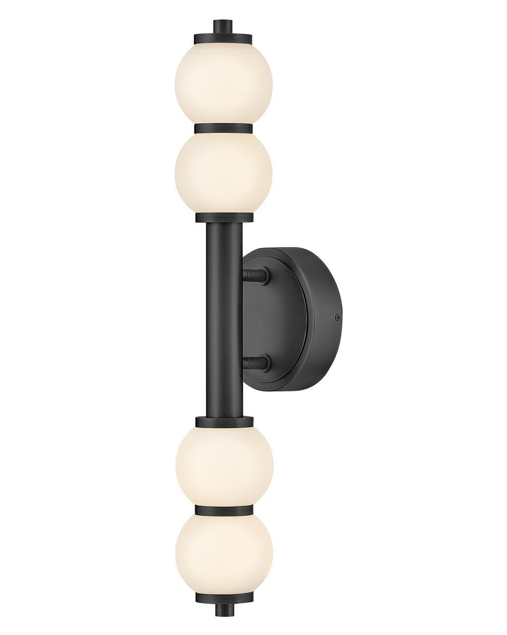 Hinkley Trigo Large LED Sconce Black 6.0"W x 24.0"H x 6.0"L