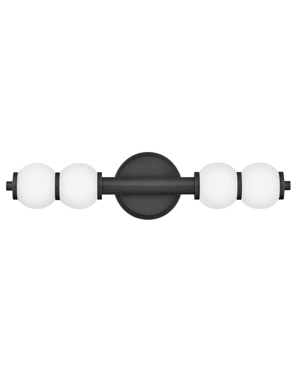 Hinkley Trigo Large LED Sconce Black 6.0"W x 24.0"H x 6.0"L