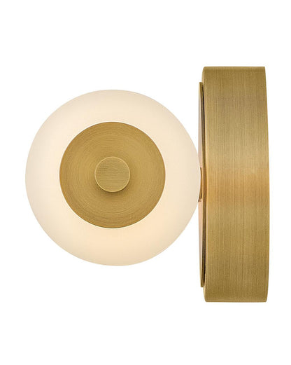 Hinkley Trigo Large LED Sconce Lacquered Brass 6.0"W x 24.0"H x 6.0"L