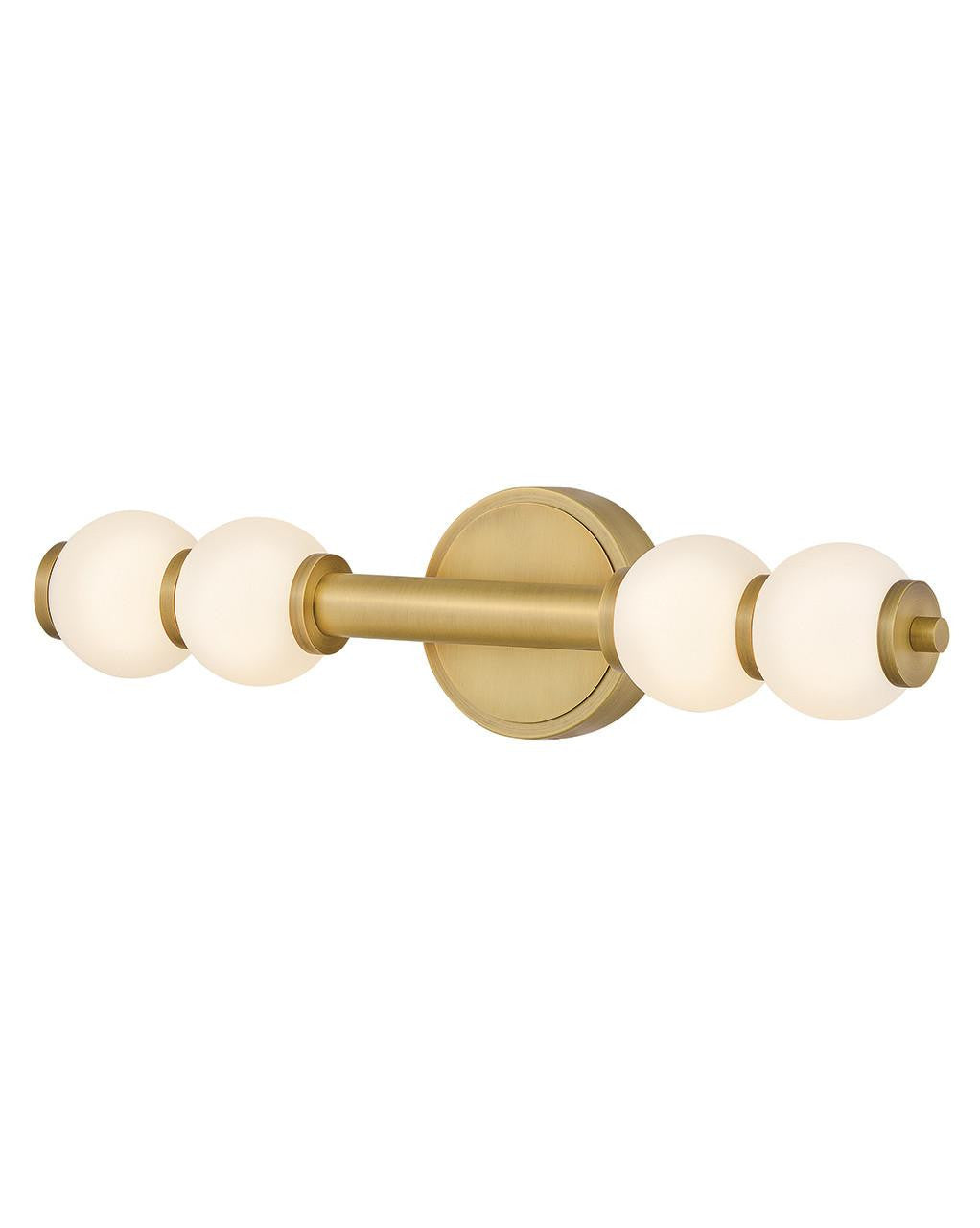 Hinkley Trigo Large LED Sconce Lacquered Brass 6.0"W x 24.0"H x 6.0"L