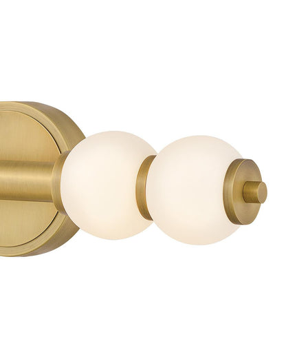 Hinkley Trigo Large LED Sconce Lacquered Brass 6.0"W x 24.0"H x 6.0"L