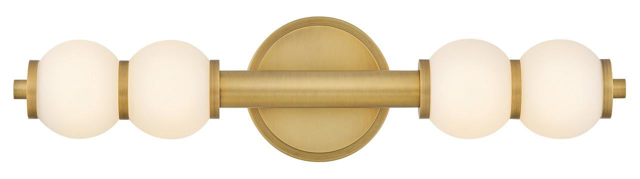Hinkley Trigo Large LED Sconce Lacquered Brass 6.0"W x 24.0"H x 6.0"L