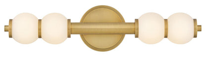 Hinkley Trigo Large LED Sconce Lacquered Brass 6.0"W x 24.0"H x 6.0"L