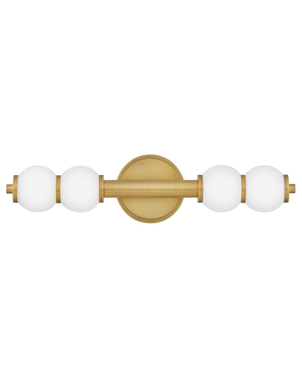 Hinkley Trigo Large LED Sconce Lacquered Brass 6.0"W x 24.0"H x 6.0"L