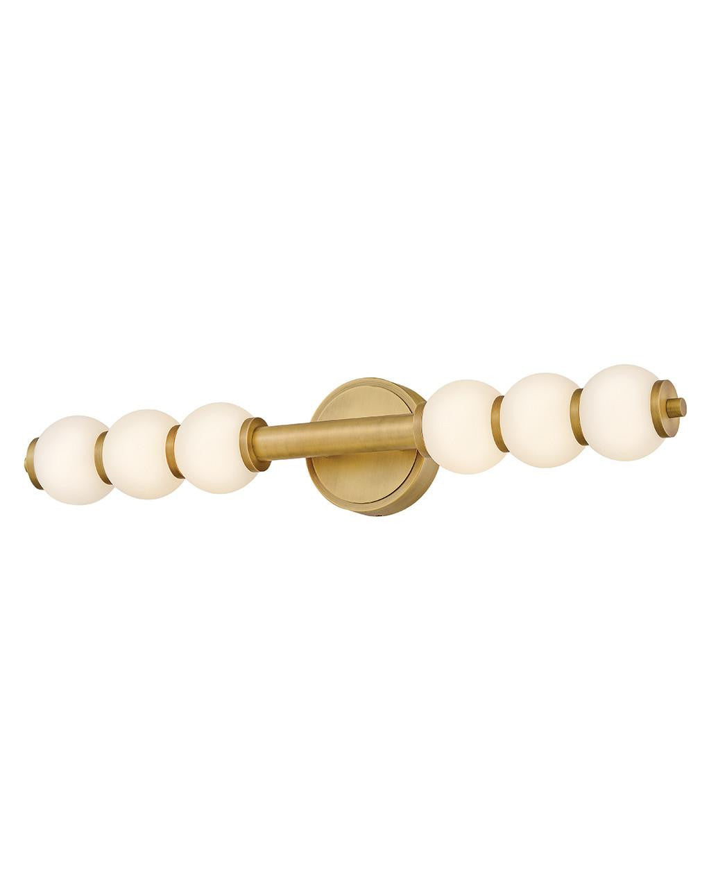 Hinkley Trigo Large LED Sconce Lacquered Brass 6.0"W x 31.25"H x 6.0"L