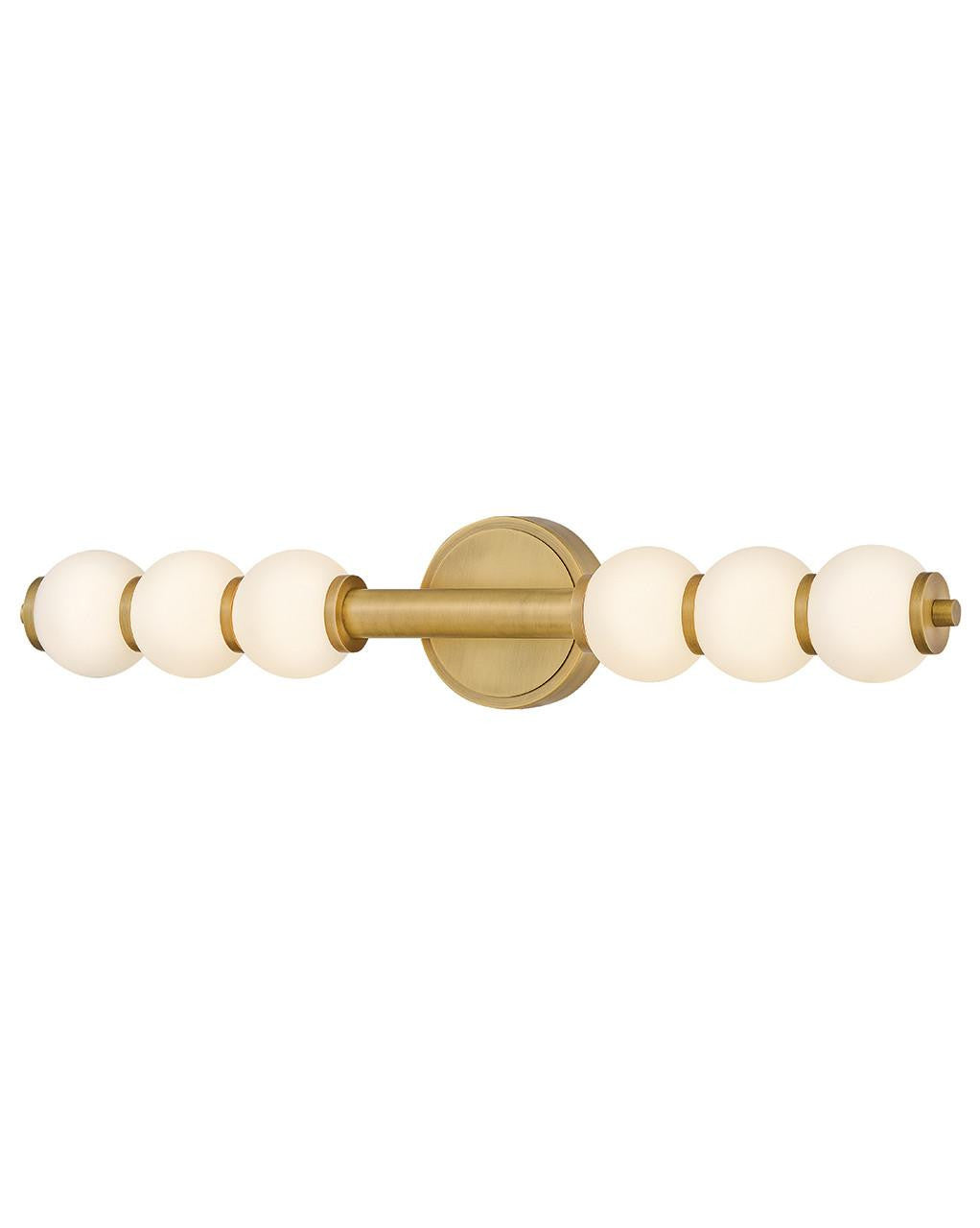 Hinkley Trigo Large LED Sconce Lacquered Brass 6.0"W x 31.25"H x 6.0"L