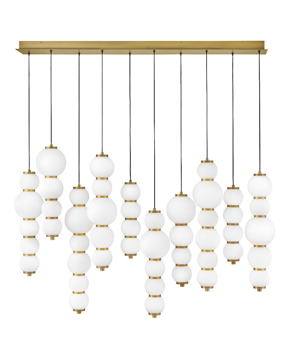 Hinkley Trigo Large Multi Light Linear Chandelier