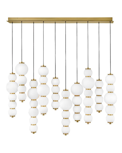 Hinkley Trigo Large Multi Light Linear Chandelier