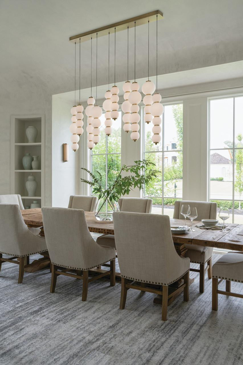 Hinkley Trigo Large Multi Light Linear Chandelier