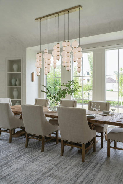 Hinkley Trigo Large Multi Light Linear Chandelier