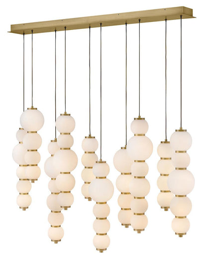 Hinkley Trigo Large Multi Light Linear Chandelier