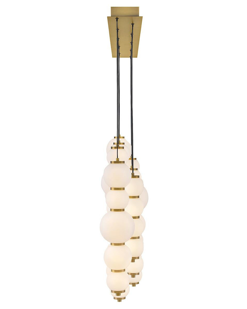 Hinkley Trigo Large Multi Light Linear Chandelier