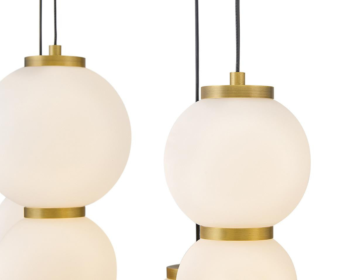 Hinkley Trigo Large Multi Light Linear Chandelier