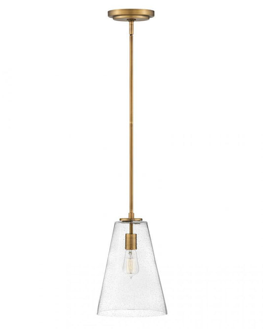 Hinkley Vance Down Pendant Brass, Steel, Heritage Brass
