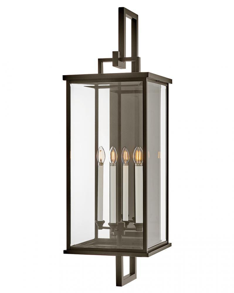 Hinkley Weymouth Extra Large Wall Mount Lantern Oil Rubbed Bronze