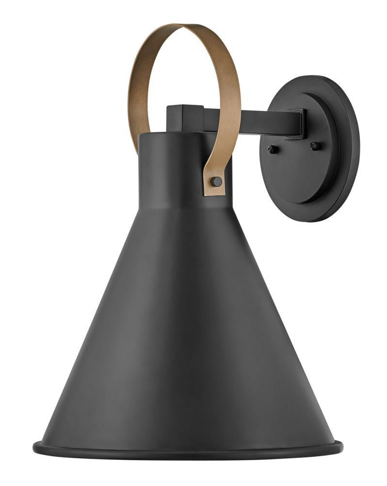 Hinkley Winnie Medium Barn Light Museum Black, Brass