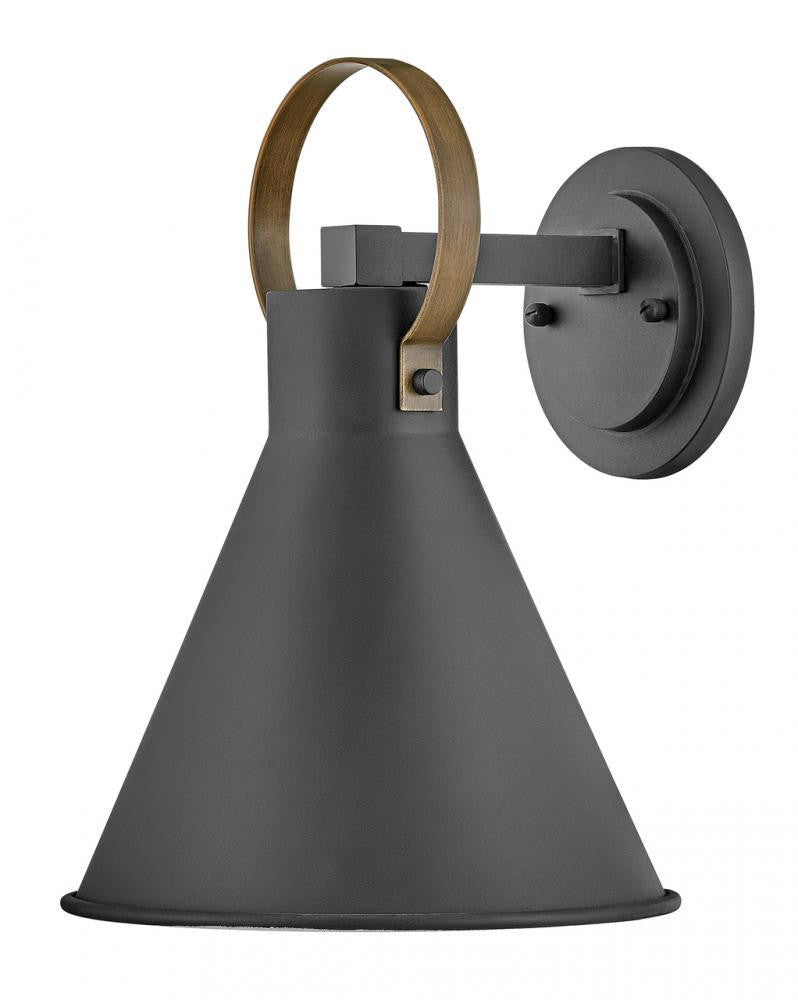 Hinkley Winnie Small Barn Light Museum Black, Brass
