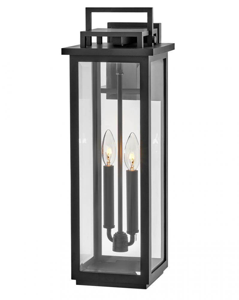 Hinkley Winthorpe Large Wall Mount Lantern Black