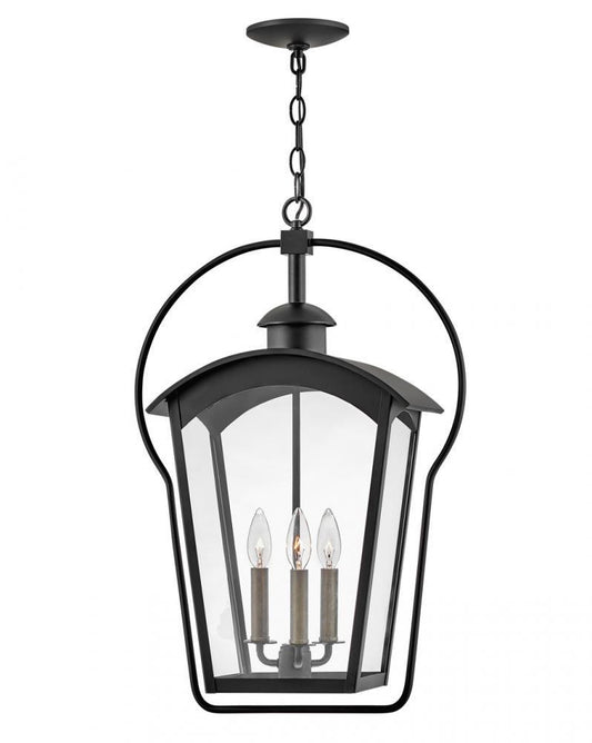 Hinkley Yale Hanging Lantern Aluminum, Black