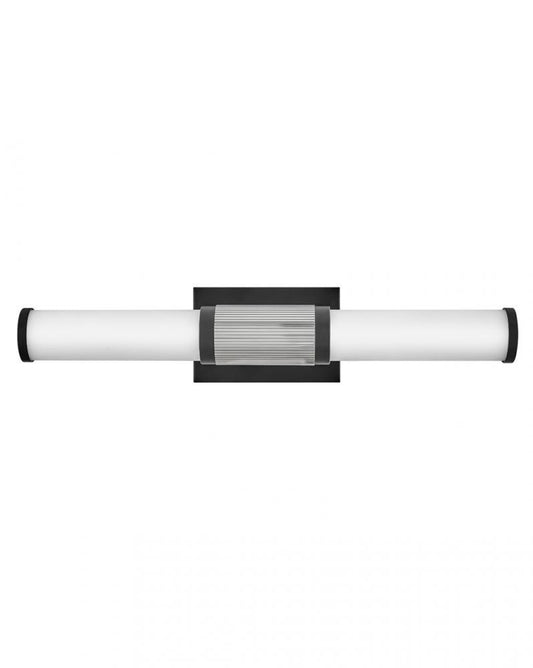 Hinkley Zevi Medium LED Vanity Black, Chrome