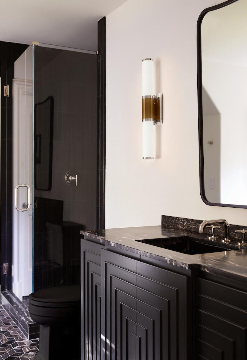 Hinkley Zevi Medium LED Vanity Polished Nickel