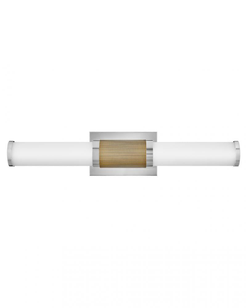 Hinkley Zevi Medium LED Vanity Polished Nickel